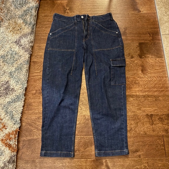 Pilcro Dark Blue Womens Jeans - Picture 1 of 4